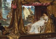 Alma-Tadema, Sir Lawrence The Meeting of Antony and Cleopatra (mk23) oil painting reproduction